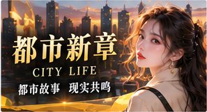 都市新章栏目原创主题画面