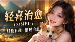 轻喜治愈栏目原创主题画面